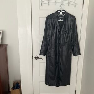 Manteau en cuir
